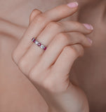 Ruby 1ct And Diamond Ring 0.50ct 18k Gold Ft32