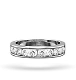 Rae 18k White Gold Diamond Half Band Eternity Ring 1.00ct H/si