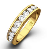Rae 18k Gold Diamond Half Band Eternity Ring 1.00ct G/vs