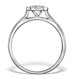0.25ct Diamond Engagement Ring 18k White Gold Galileo Ft65