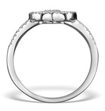 Halo Engagement Ring Galileo With 0.80ct Of Diamonds In 18k Gold Ft72
