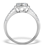 Halo Engagement Ring Galileo 0.90ct Of Diamonds In 18k Gold - Ft73