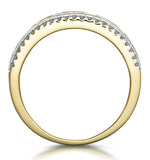 1ct Ruby And Diamond Eternity Ring In 18k Gold - Asteria Collection
