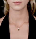 9k Gold Diamond Virgo Pendant Necklace 0.08ct