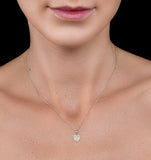 Diamond Stellato Pendant In 9k White Gold