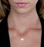 Stellato Heart Diamond Necklace In 9k Gold