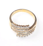 Big Fancy Ring 1.00ct Diamond 9k Yellow Gold