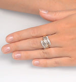 Big Fancy Ring 1.00ct Diamond 9k Yellow Gold