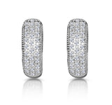 Huggy Earrings 0.33ct Diamond 9k Yellow Gold