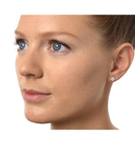 Cluster Earrings 0.30ct Diamond 9k Yellow Gold