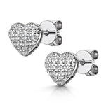 Stellato Collection Diamond Earrings 0.07ct In 9k White Gold - H4597