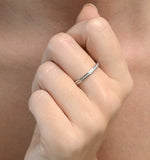 Diamond Eternity Ring Rae Channel Set 0.50ct H/si In Platinum
