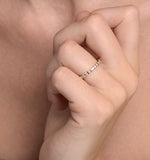 Eternity Ring Hannah 18k Gold Diamond 0.50ct H/si