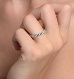 Eternity Ring Ellie 18k White Gold Diamond 0.50ct G/vs