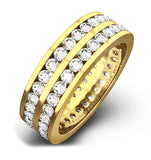 Eternity Ring Lucy 18k Gold Diamond 3.00ct H/si