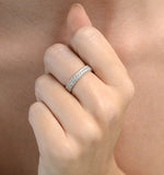 Eternity Ring Jasmine Platinum Diamond 1.00ct G/vs