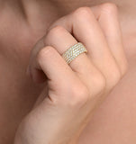 Eternity Ring Jasmine 18k Gold Diamond 3.00ct G/vs