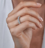 Stella Diamond Eternity Ring Round Cut 2.77ct Vvs Platinum Size H-i