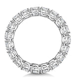 Stella Diamond Eternity Ring Round Cut 4ct Vvs Platinum Size J-n