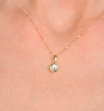 Emily 18k Gold Diamond Pendant Necklace 0.33ct