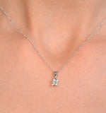 Olivia Platinum Diamond Pendant Necklace 0.33ct G/vs