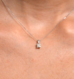 Olivia Platinum Diamond Pendant Necklace 0.50ct H/si