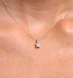 Olivia 18k White Gold Diamond Pendant Necklace 0.50ct H/si