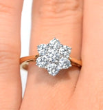 0.25ct G/vs Diamond And 18k Gold Ring - Ft20-47xua