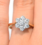 0.50ct G/vs Diamond And 18k Gold Ring - Ft20-72xua