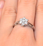 0.50ct G/vs Diamond And Platinum Ring - Ft20-72xus