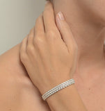 Evening Bracelet 1.00ct Diamond 9k White Gold
