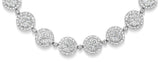 Halo Bracelet With 5ct Of Diamonds In 18k White Gold - J3353