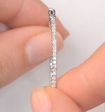 9kw Diamond Hoop Earrings 1ct