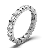 Eternity Ring Hannah 18k White Gold Diamond 2.00ct H/si