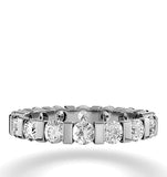 Eternity Ring Hannah 18k White Gold Diamond 2.00ct H/si