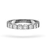Olivia 18k White Gold Diamond Eternity Ring 0.50ct H/si