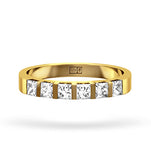 Olivia 18k Gold Diamond Eternity Ring 0.50ct H/si