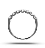 Chloe 18k White Gold Diamond Eternity Ring 0.50ct G/vs