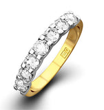 Chloe 18k Gold Diamond Eternity Ring 0.50ct H/si