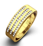 Amy 18k Gold Diamond Eternity Ring 0.50ct H/si