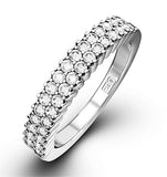 Sophie 18k White Gold Diamond Eternity Ring 1.00ct G/vs