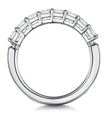 Simone Diamond Eternity Ring Asscher Cut 1.6ct Vvs Platinum Size J-n