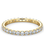 Erin Lab Diamond Pave Eternity Ring 18k Gold 1.00ct H/si