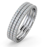 Eternity Ring Erin Diamond 1.50ct And Three Platinum Set