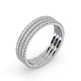 Eternity Ring Erin Diamond 1.50ct And Three Platinum Set