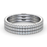 Eternity Ring Erin Diamond 1.50ct And Three Platinum Set