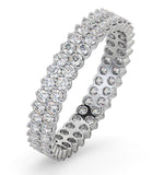 Eternity Ring Jasmine 18k White Gold Diamond 1.00ct G/vs