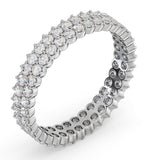 Eternity Ring Jasmine 18k White Gold Diamond 1.00ct G/vs