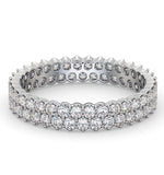 Eternity Ring Jasmine Platinum Diamond 1.00ct G/vs