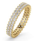 Mens 1ct G/vs Diamond 18k Gold Full Band Ring Item